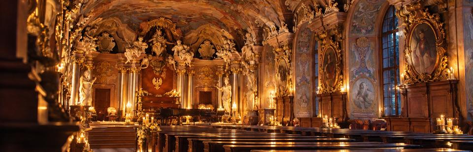 Ilustracja: Aula Leopoldina, Uniwersytet Wrocławski, Wrocław